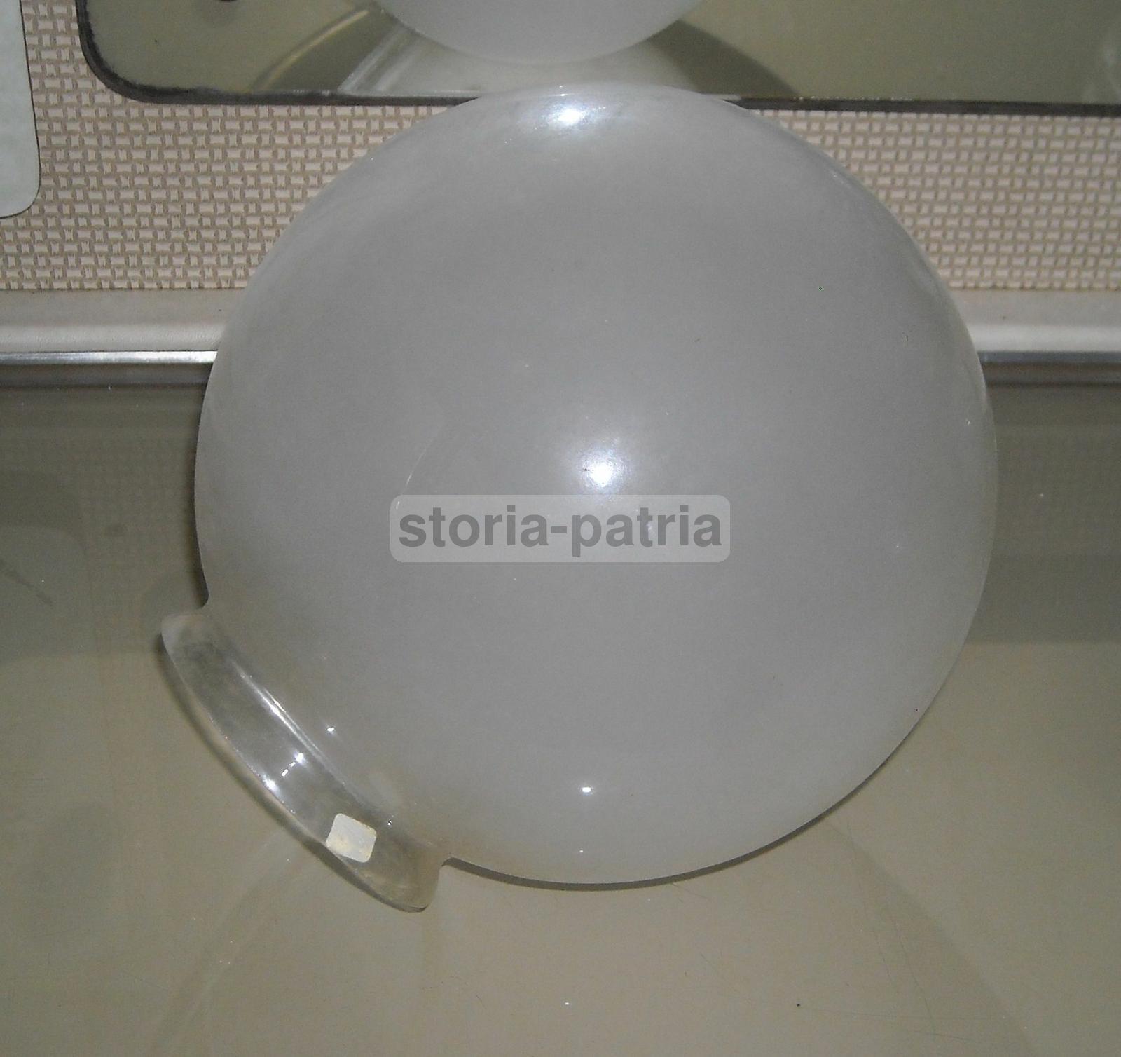 Antica Coppa Per Lampada O Lampadario, Globo In Vetro, Decorativa, Utilissima immagine 3