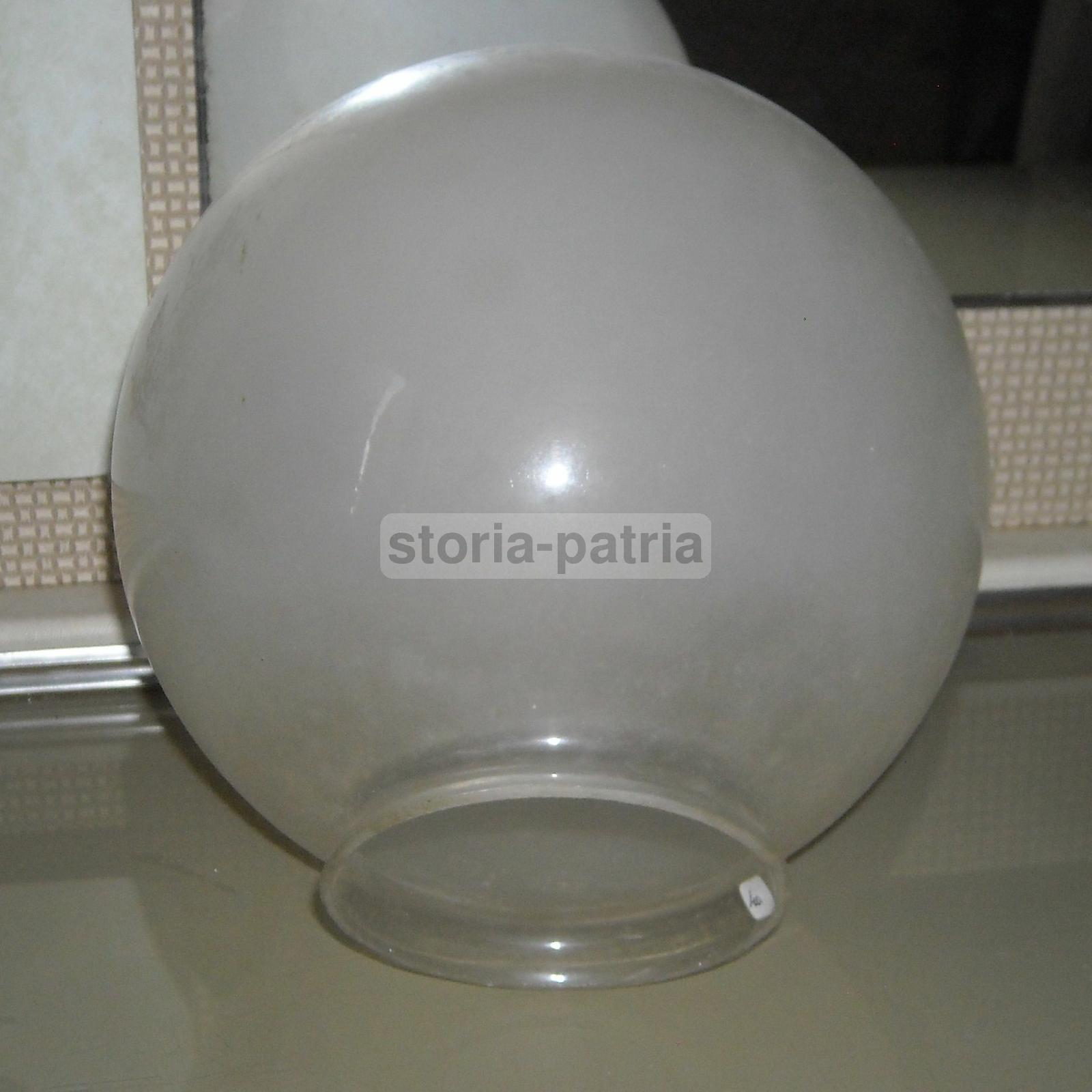 Antica Coppa Per Lampada O Lampadario, Globo In Vetro, Decorativa, Utilissima immagine 4