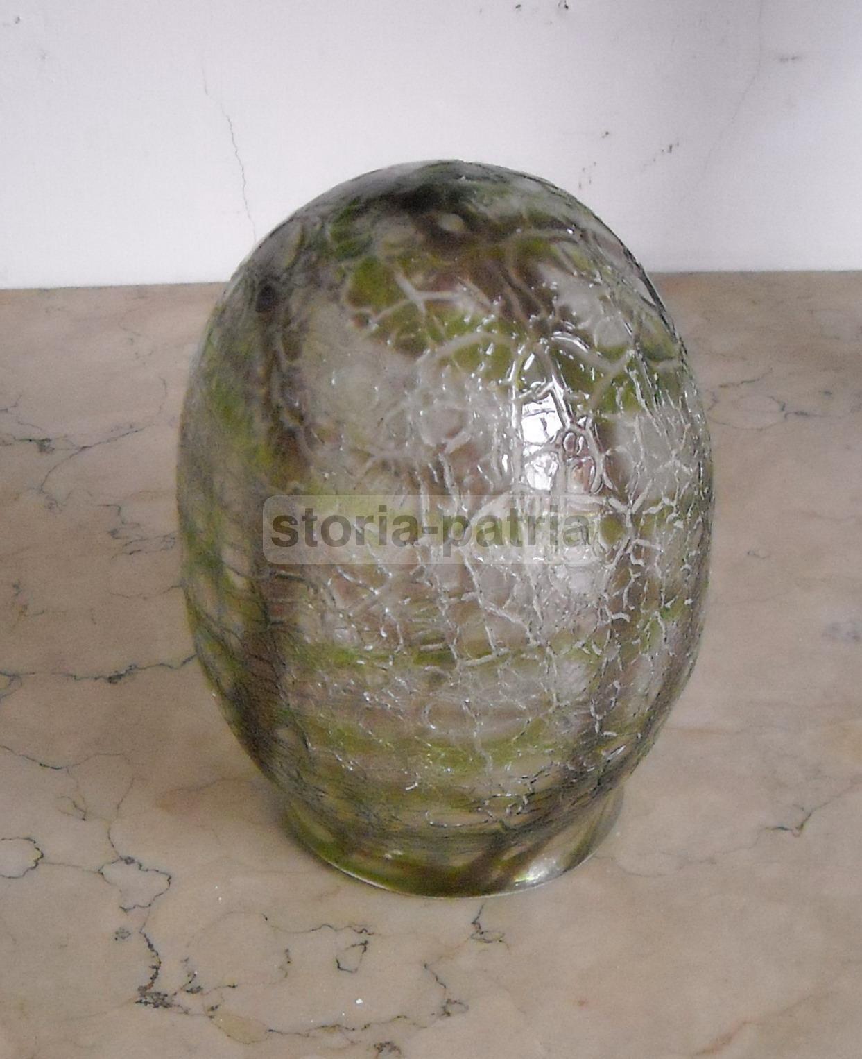 Artistico Antico Vetro, Coppa Per Lampada, Utilissima, Decorativa, Da Collezione, 900 immagine 2