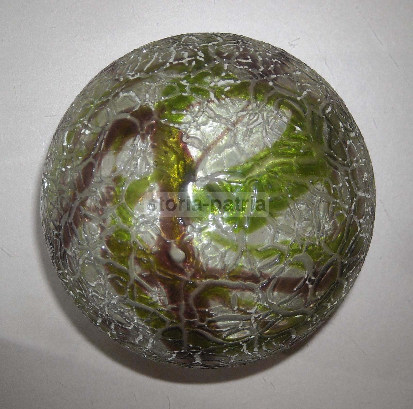 Artistico Antico Vetro, Coppa Per Lampada, Utilissima, Decorativa, Da Collezione, 900 immagine 3