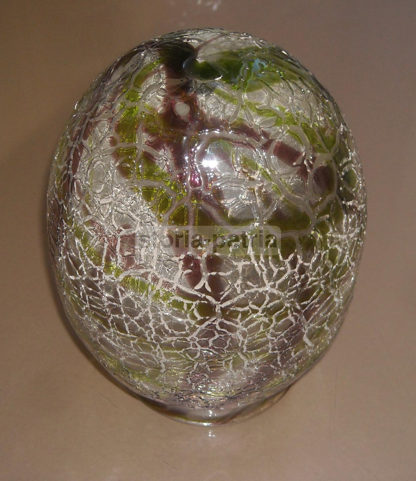 Artistico Antico Vetro, Coppa Per Lampada, Utilissima, Decorativa, Da Collezione, 900 immagine 6