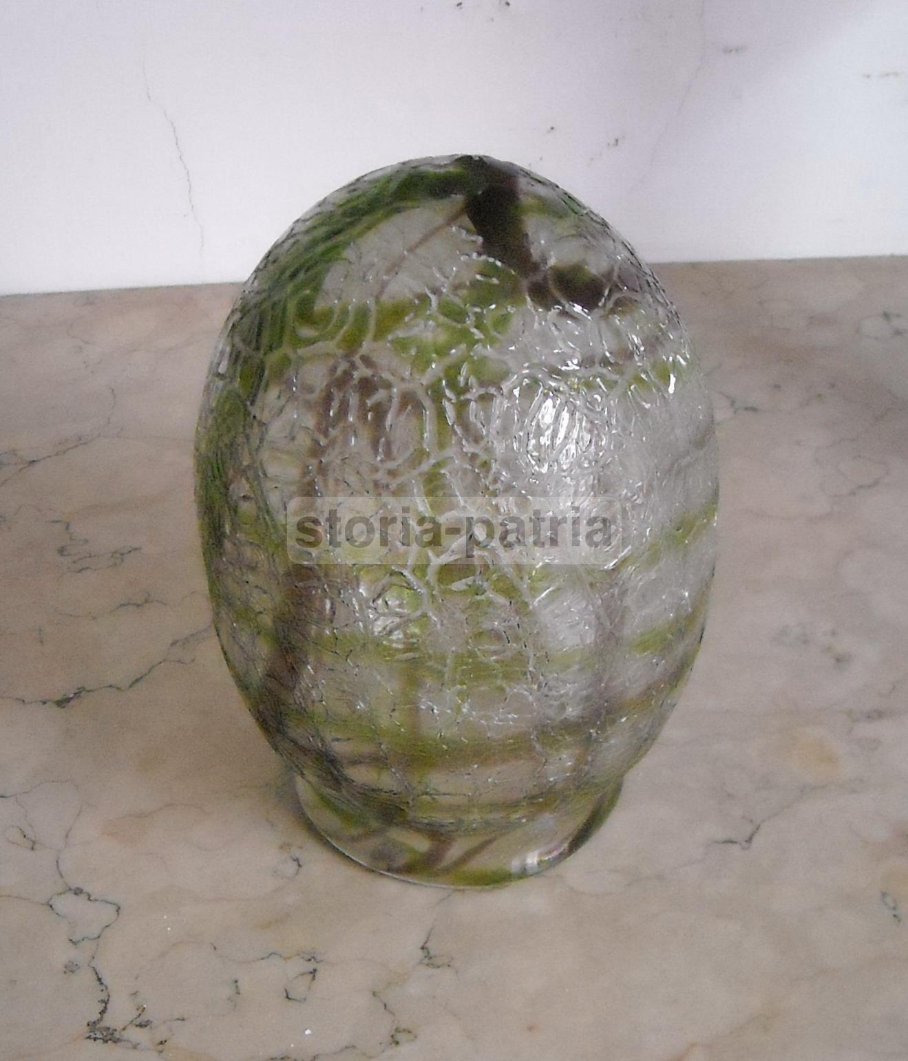 Artistico Antico Vetro, Coppa Per Lampada, Utilissima, Decorativa, Da Collezione, 900 immagine 8