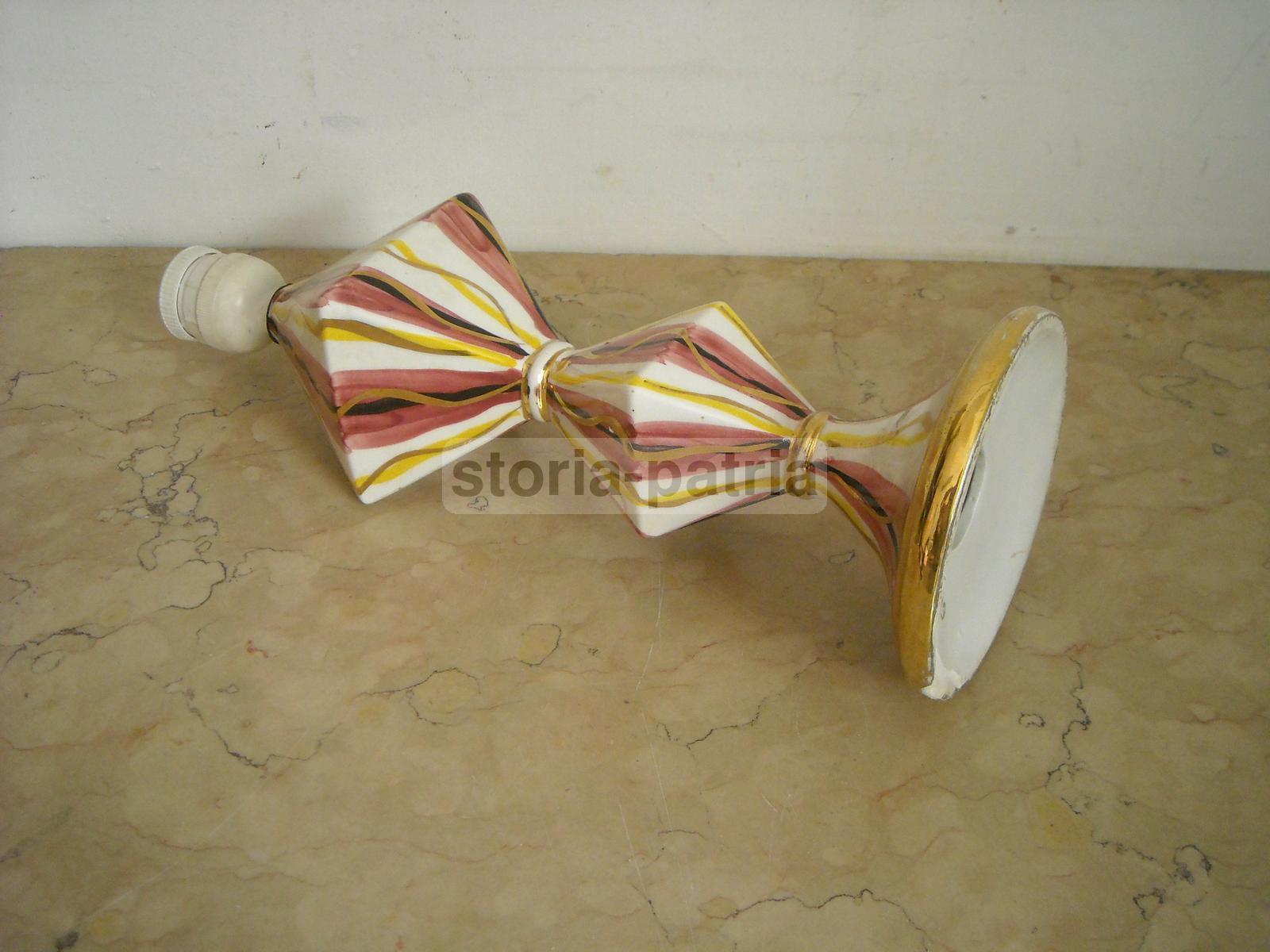 Bella Lampada d'Epoca, Arte, Design, Modernariato, Artistico Modellato, Con Dorature immagine 3
