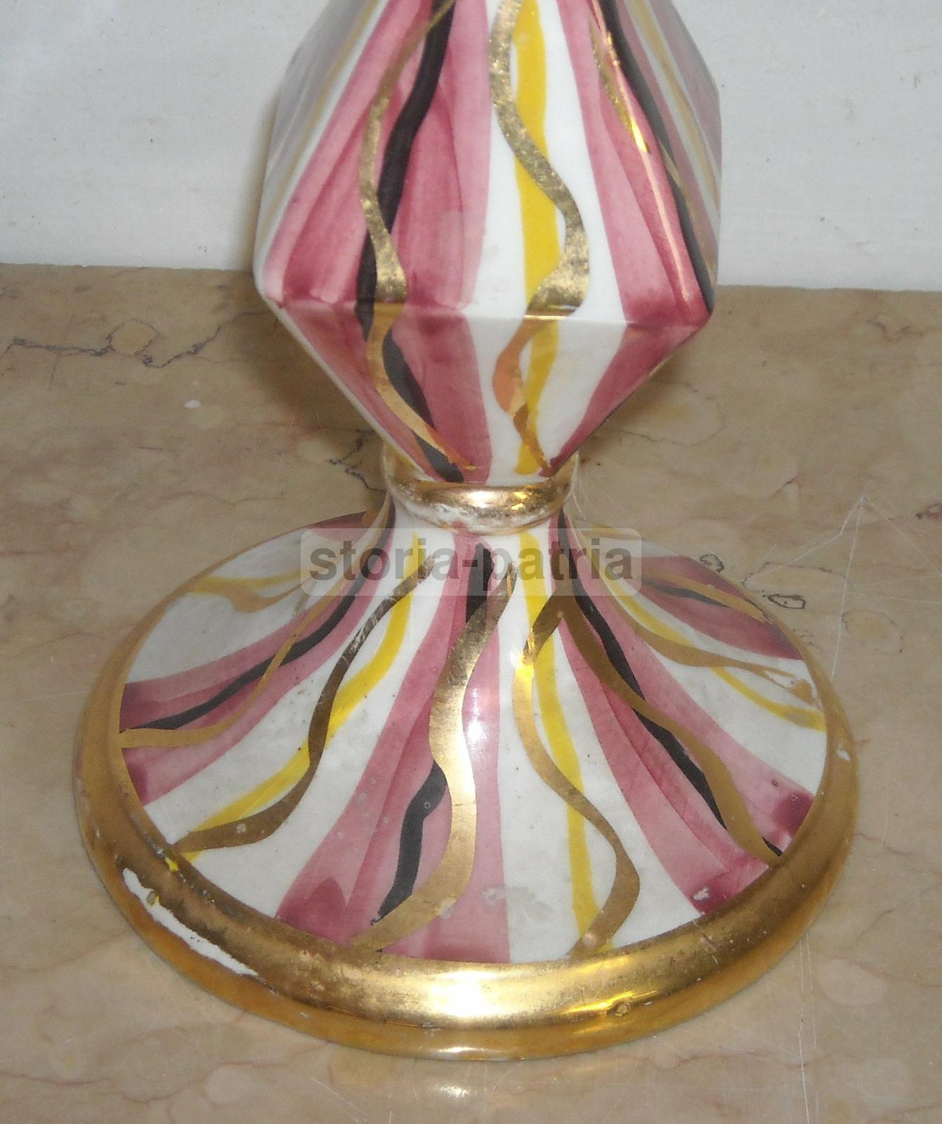 Bella Lampada d'Epoca, Arte, Design, Modernariato, Artistico Modellato, Con Dorature immagine 5