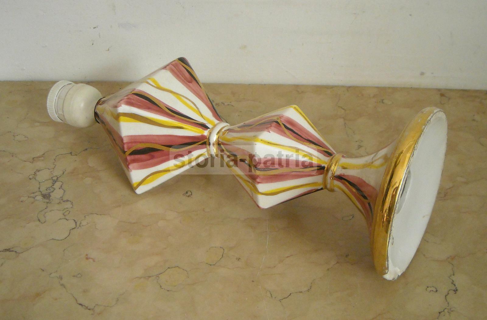 Bella Lampada d'Epoca, Arte, Design, Modernariato, Artistico Modellato, Con Dorature immagine 10