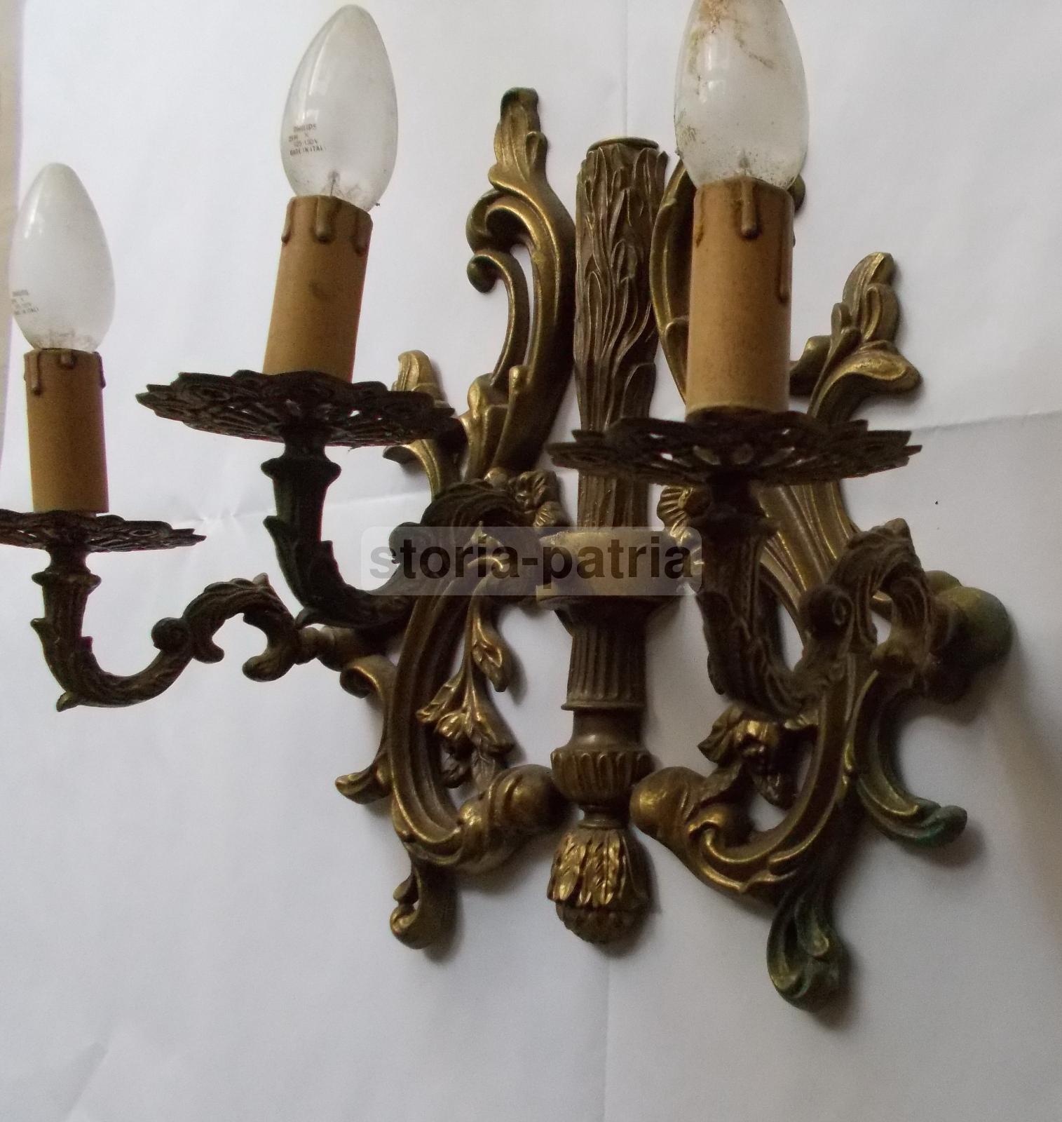 Decorativa Lampada Applique, Artistico Modellato, Utilissima, Da Collezione, 3 Luci immagine 4