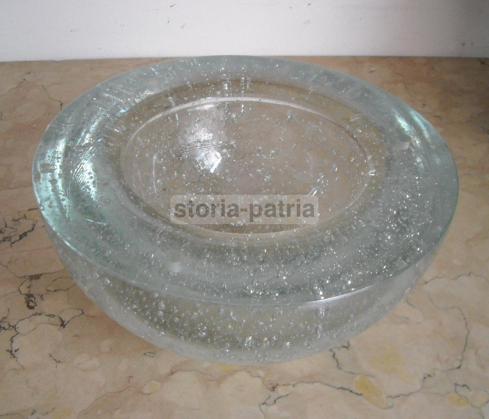 Design, Modernariato, Inusuale Lampada Sferica, In Vetro Massiccio, Decorativa, Utile immagine 6