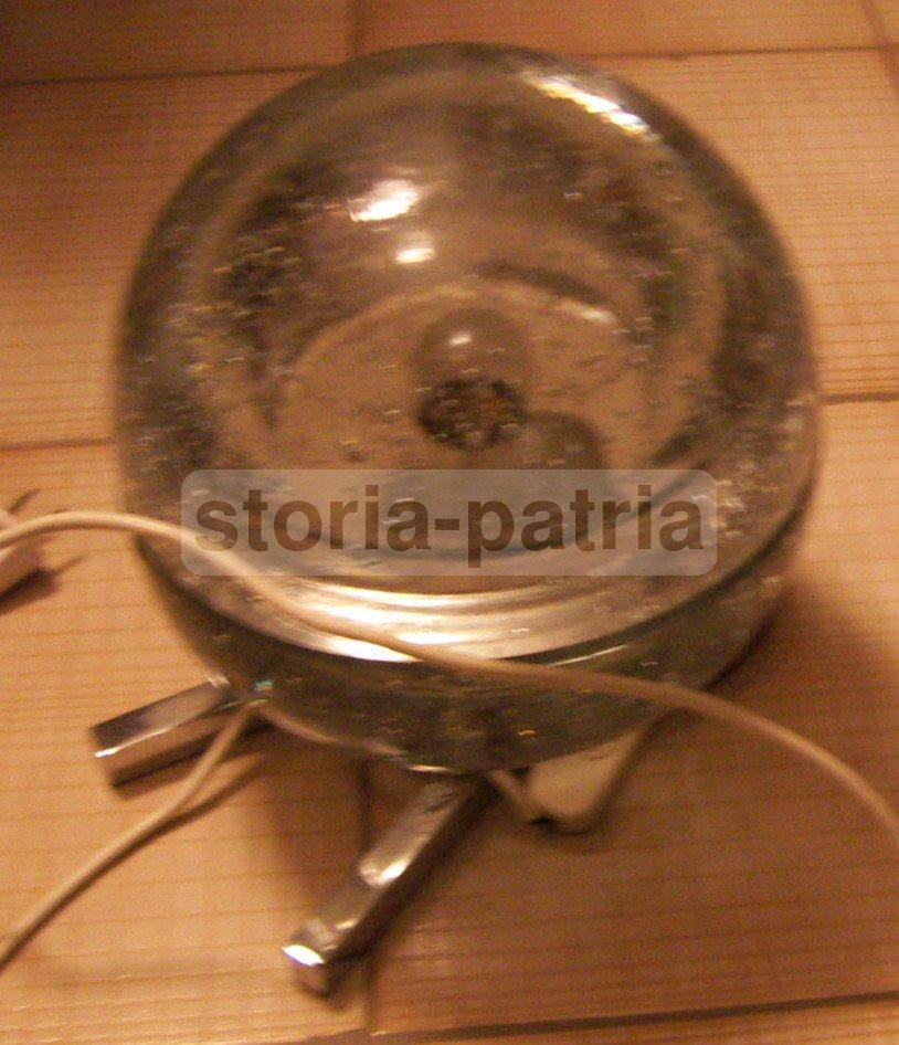 Design, Modernariato, Inusuale Lampada Sferica, In Vetro Massiccio, Decorativa, Utile immagine 11