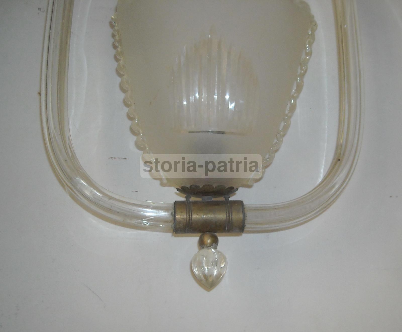Design, Modernariato, Vetro, Lampadario Sospensione, Decorativo Complemento Darredo immagine 8