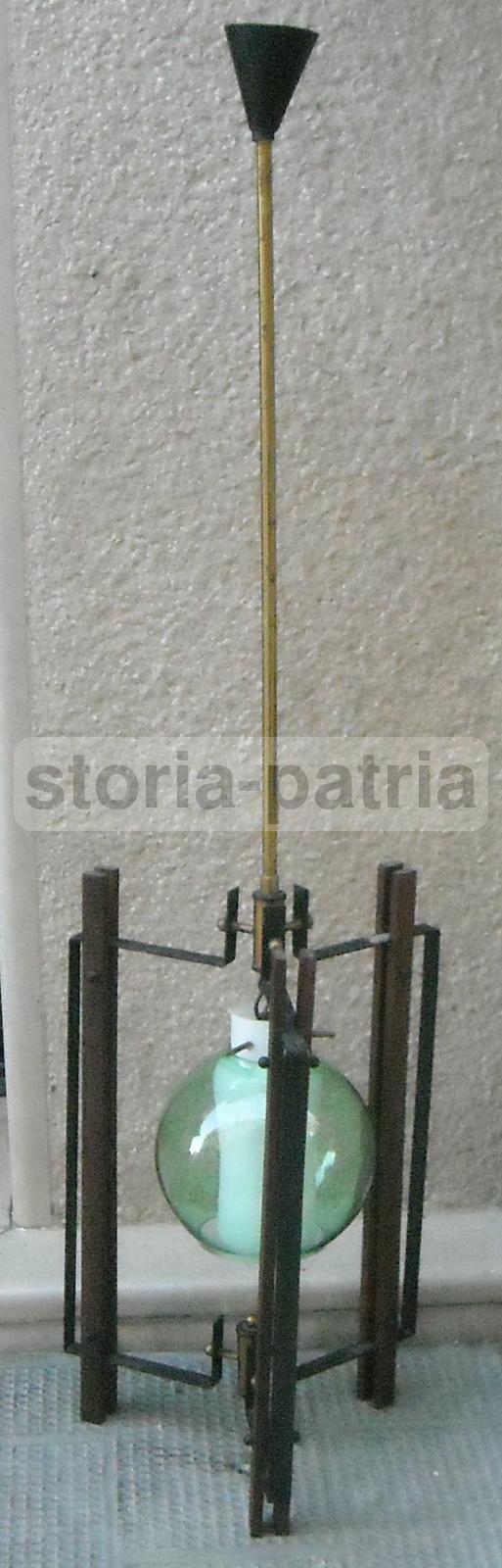 Inusuale Artistica Lampada, Modernariato, Design, Legno Vetro, Decorativo, Utilissimo immagine 12