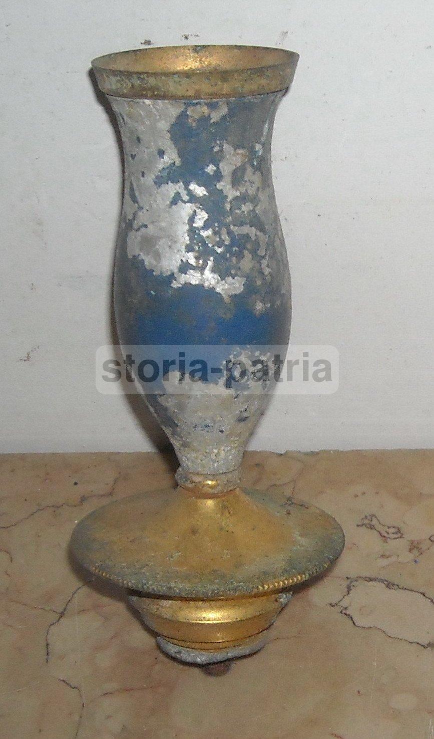 Inusuale Decorativo Portalampada, Pregevole Laccatura E Doratura, Utile Accessorio immagine 1