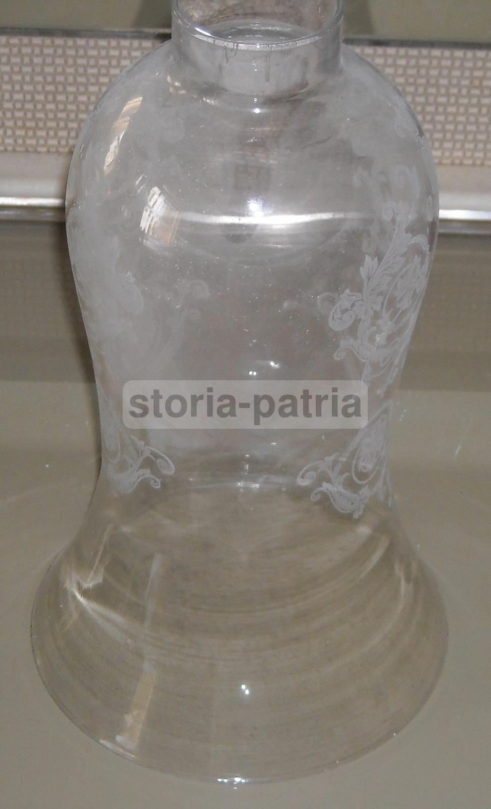 Lampade, Lampadari, Bellissima Coppa In Vetro, Artistici Motivi Decorativi, Utile immagine 4