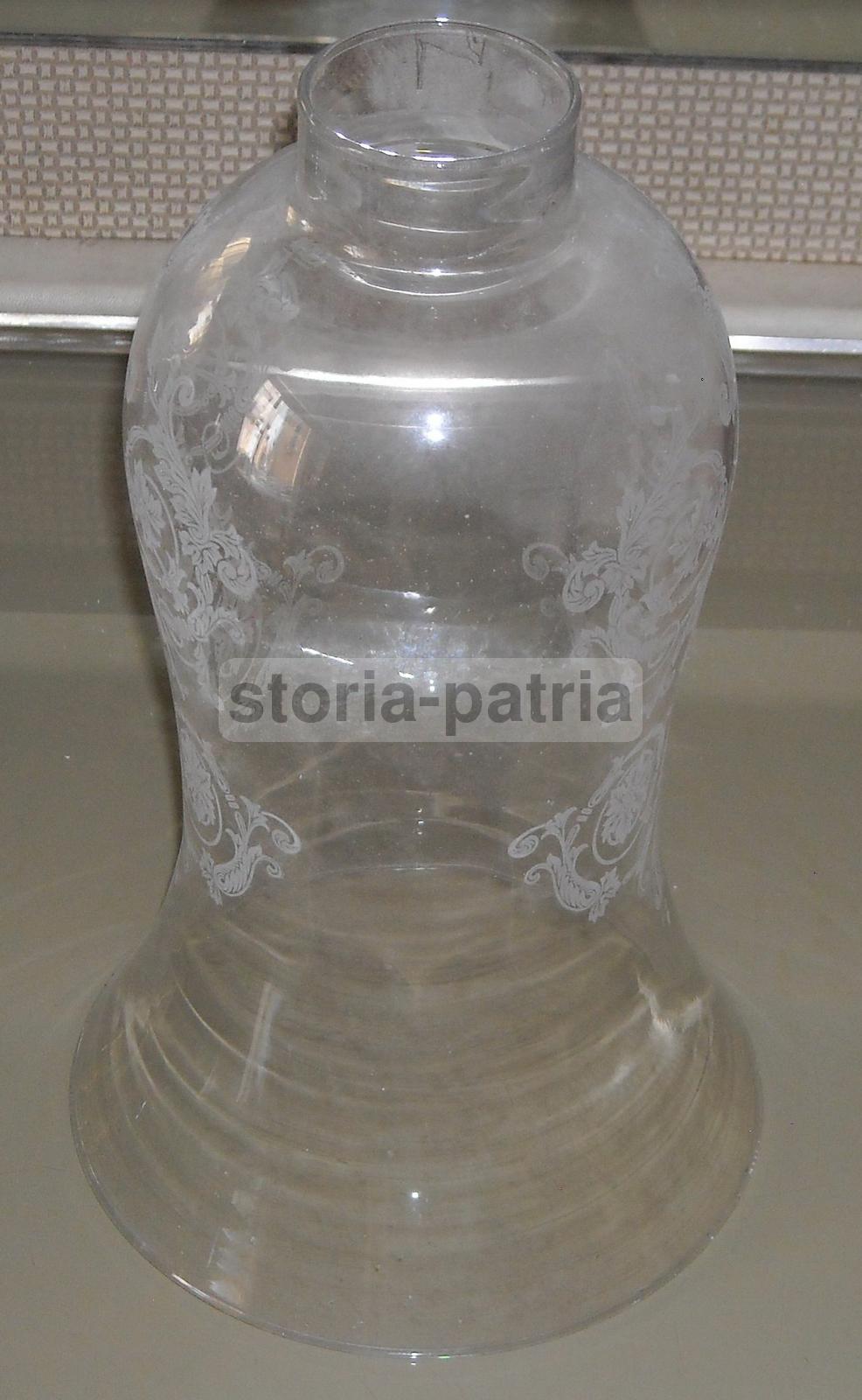 Lampade, Lampadari, Bellissima Coppa In Vetro, Artistici Motivi Decorativi, Utile immagine 6