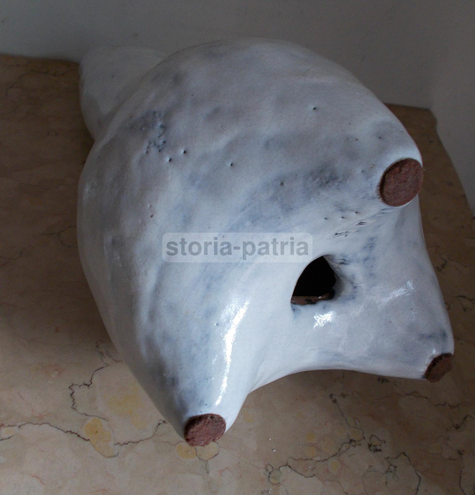 Modernariato, Design, Arte Moderna, Artistica Lampada, Rara Ceramica Da Collezione immagine 4