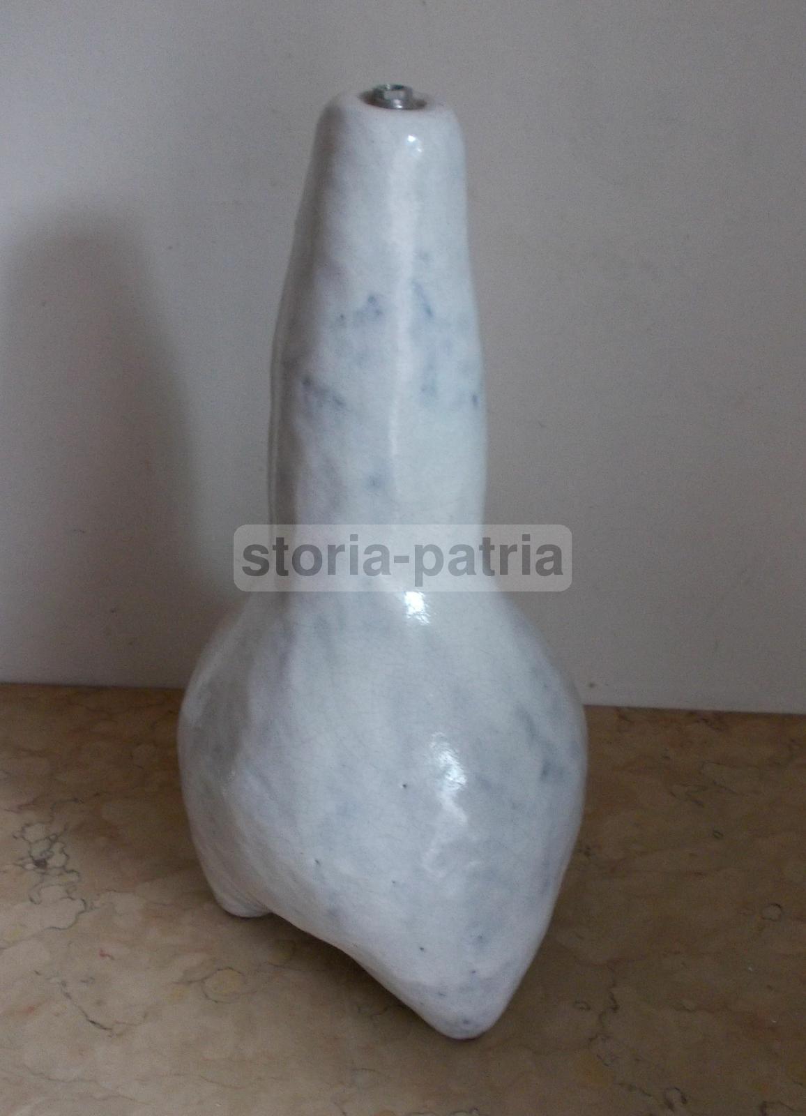 Modernariato, Design, Arte Moderna, Artistica Lampada, Rara Ceramica Da Collezione immagine 5