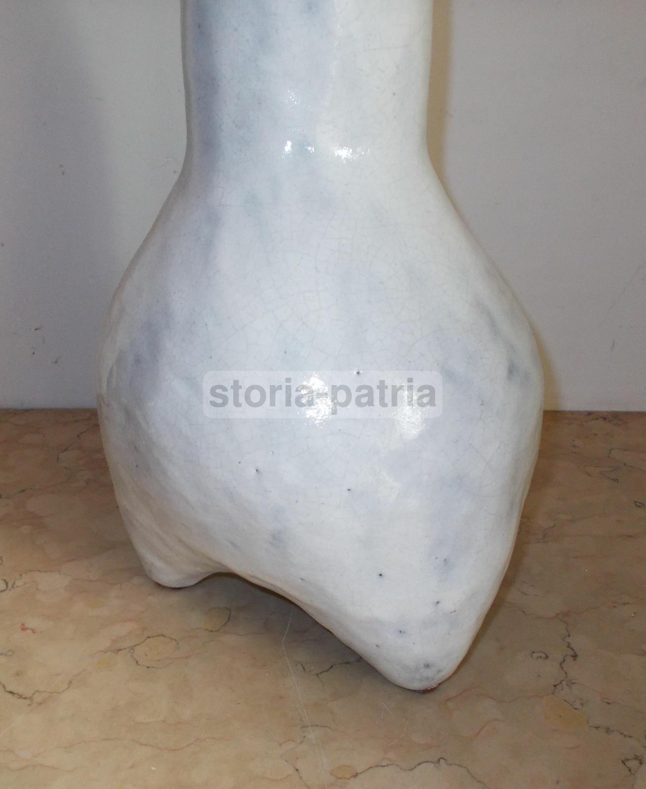 Modernariato, Design, Arte Moderna, Artistica Lampada, Rara Ceramica Da Collezione immagine 6