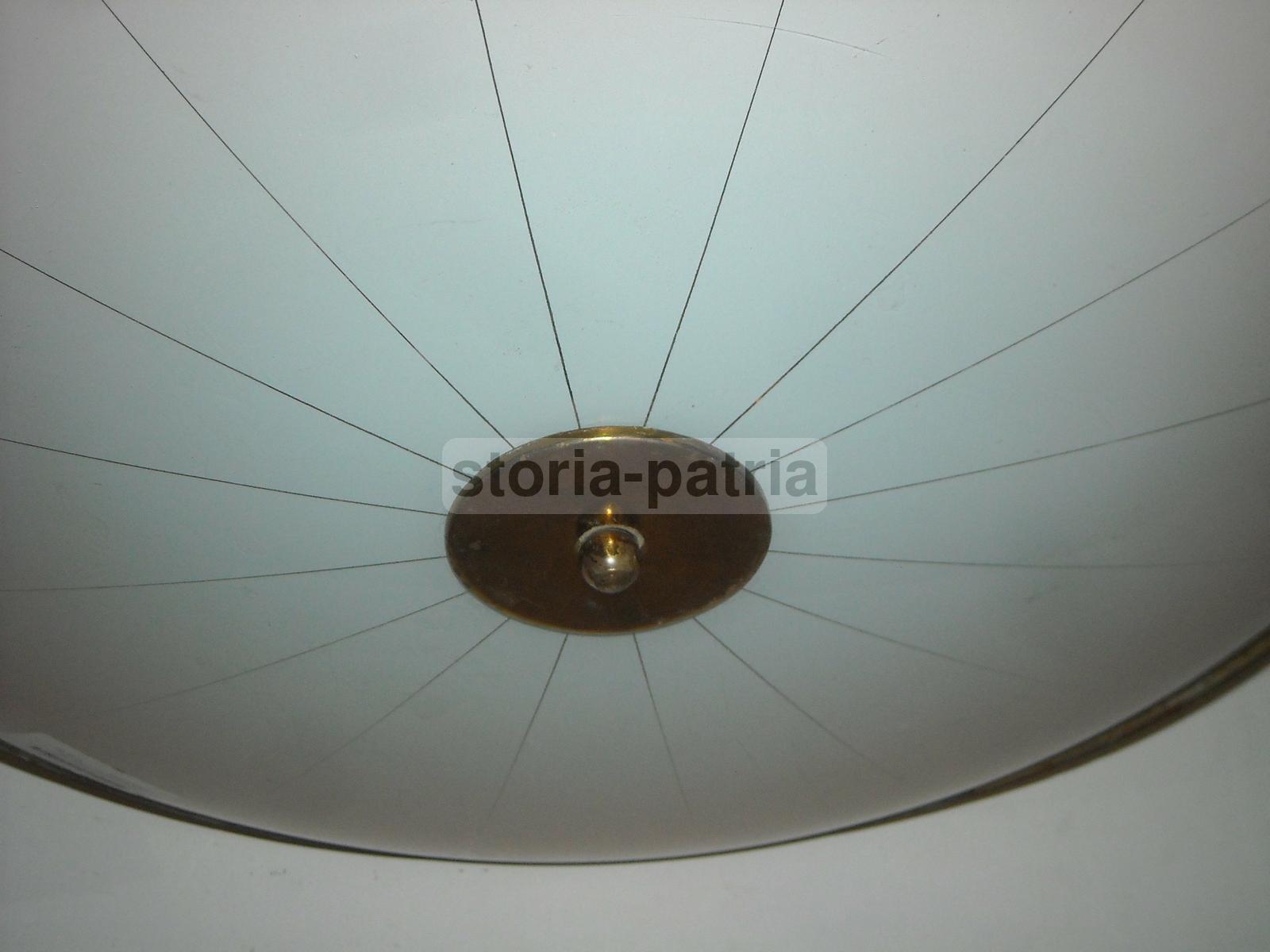 Modernariato, Design, Arti Decorative Del 900, Lampadario d'Epoca, Utile, Con Vetri immagine 5