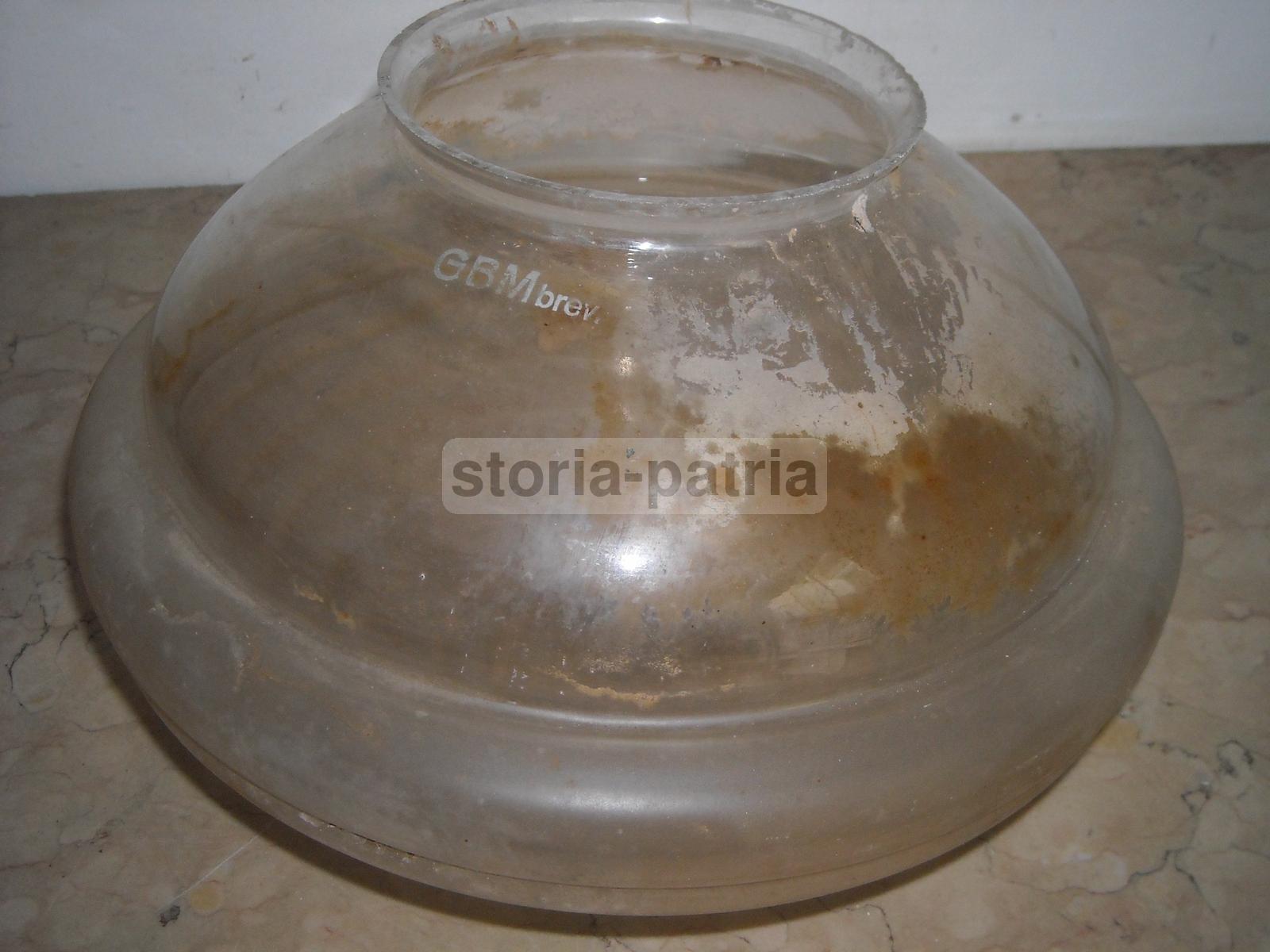 Modernariato, Design, Coppa Per Lampada O Lampadario, Vetro d'Epoca, Utilissima, Gbm immagine 4