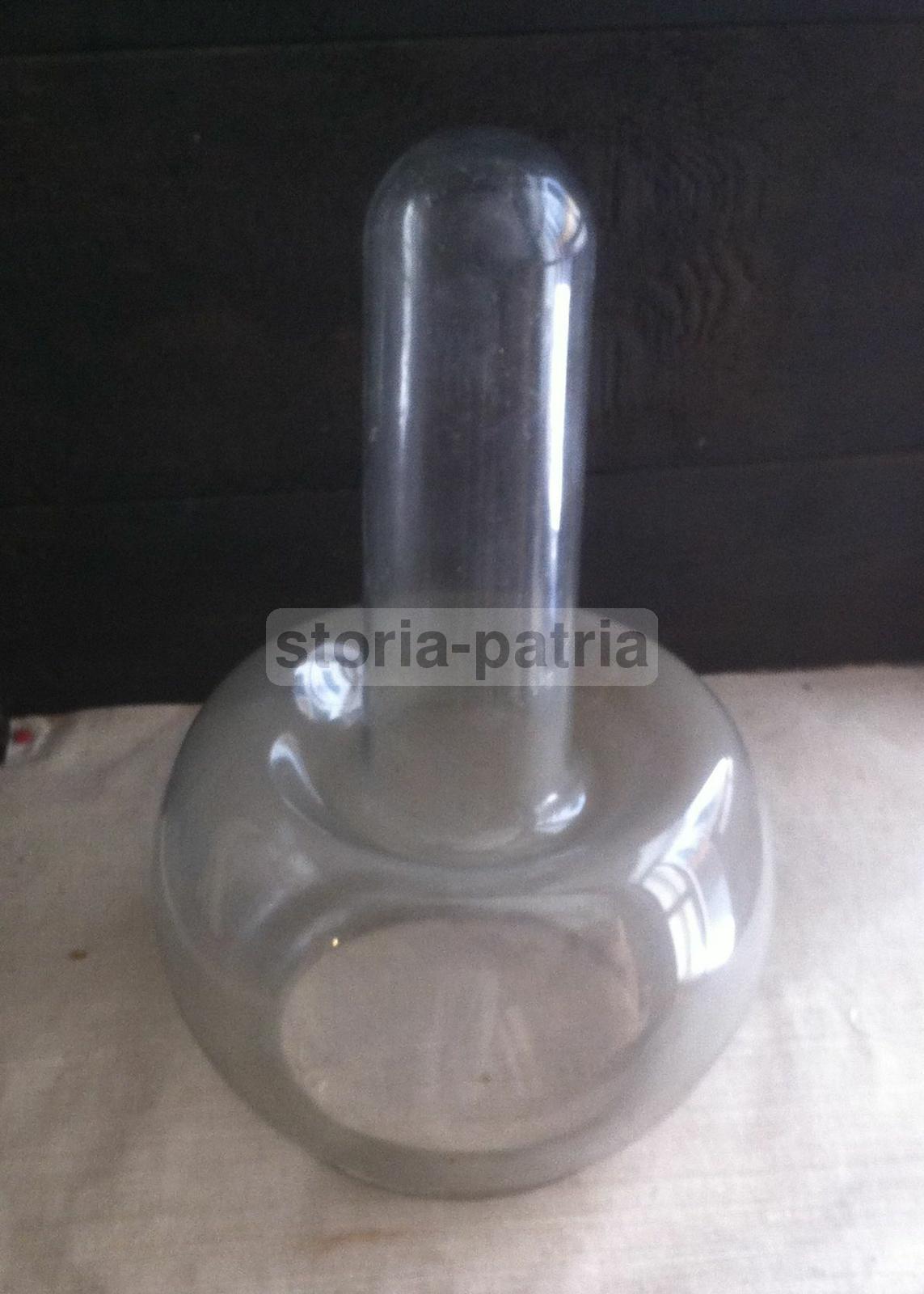 Modernariato, Design, Coppa Per Lampada, Vetro d'Epoca, Inusuale Modellato, Utile immagine 1
