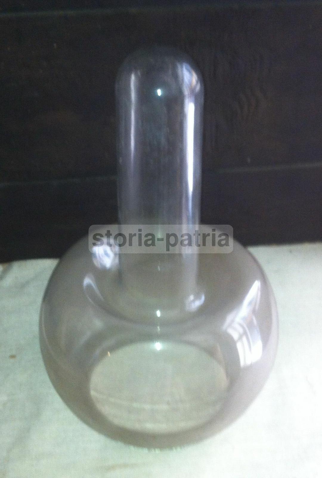 Modernariato, Design, Coppa Per Lampada, Vetro d'Epoca, Inusuale Modellato, Utile immagine 2