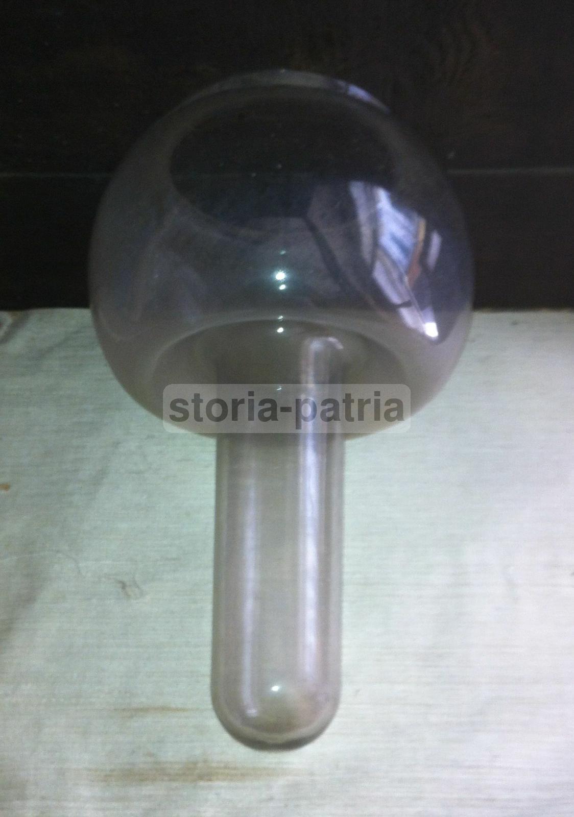 Modernariato, Design, Coppa Per Lampada, Vetro d'Epoca, Inusuale Modellato, Utile immagine 5