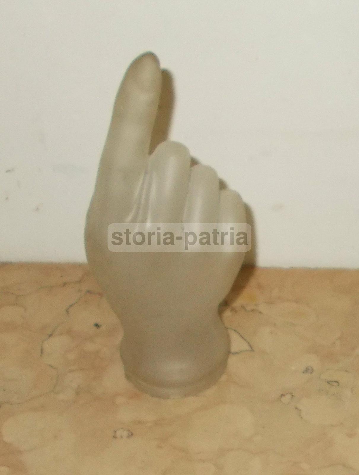 Modernariato, Design, Curioso Vetro, Mano, Utile E Da Collezione, Per Lampada d'Epoca immagine 2