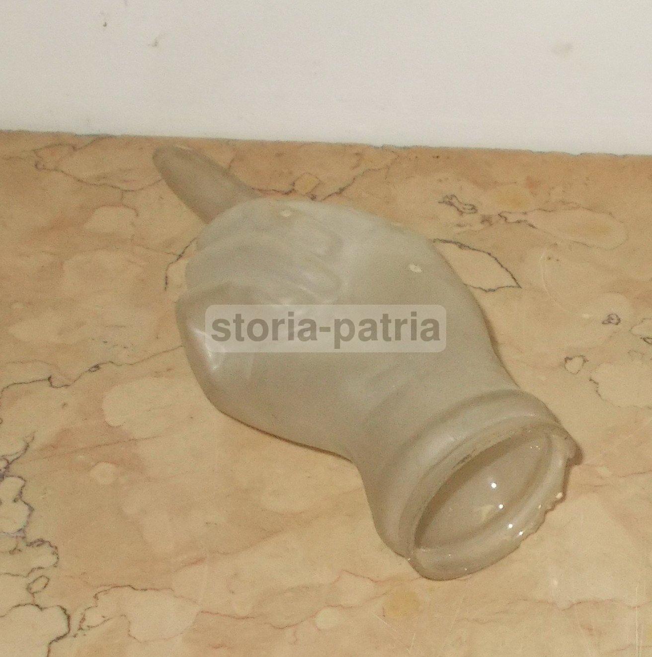 Modernariato, Design, Curioso Vetro, Mano, Utile E Da Collezione, Per Lampada d'Epoca immagine 3