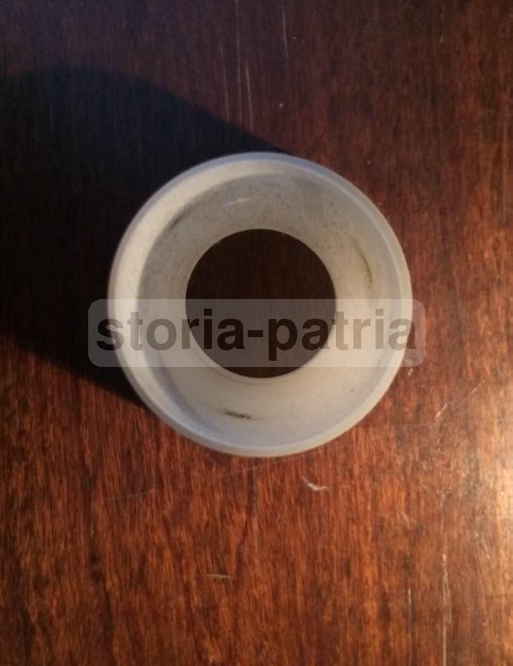 Modernariato, Design, Decorativa Coppa In Vetro Bianco, Per Lampade A Sospensione immagine 4