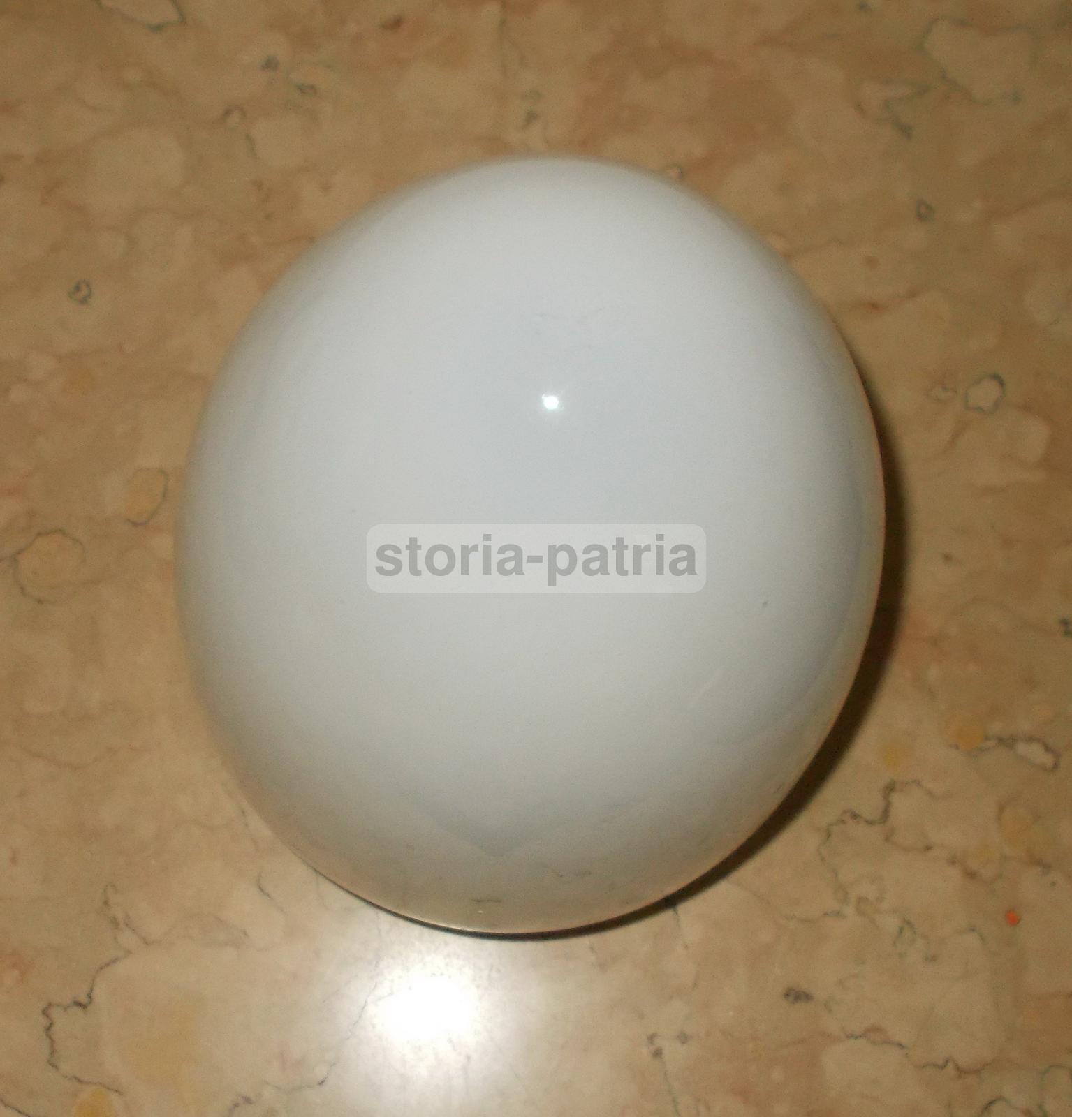Modernariato, Design, Decorativa Coppa In Vetro Bianco, Utile Per Lampade Varie immagine 2