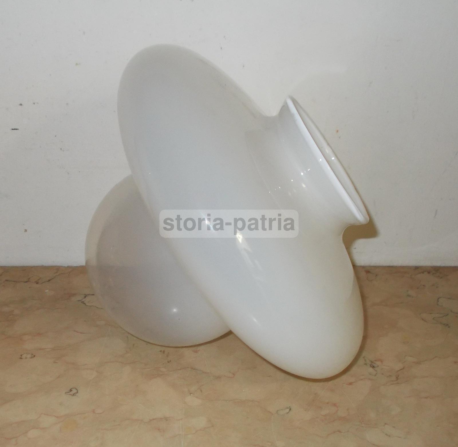 Modernariato, Design, Decorativa Coppa In Vetro, Utile Per Lampade Varie, Inusuale immagine 2