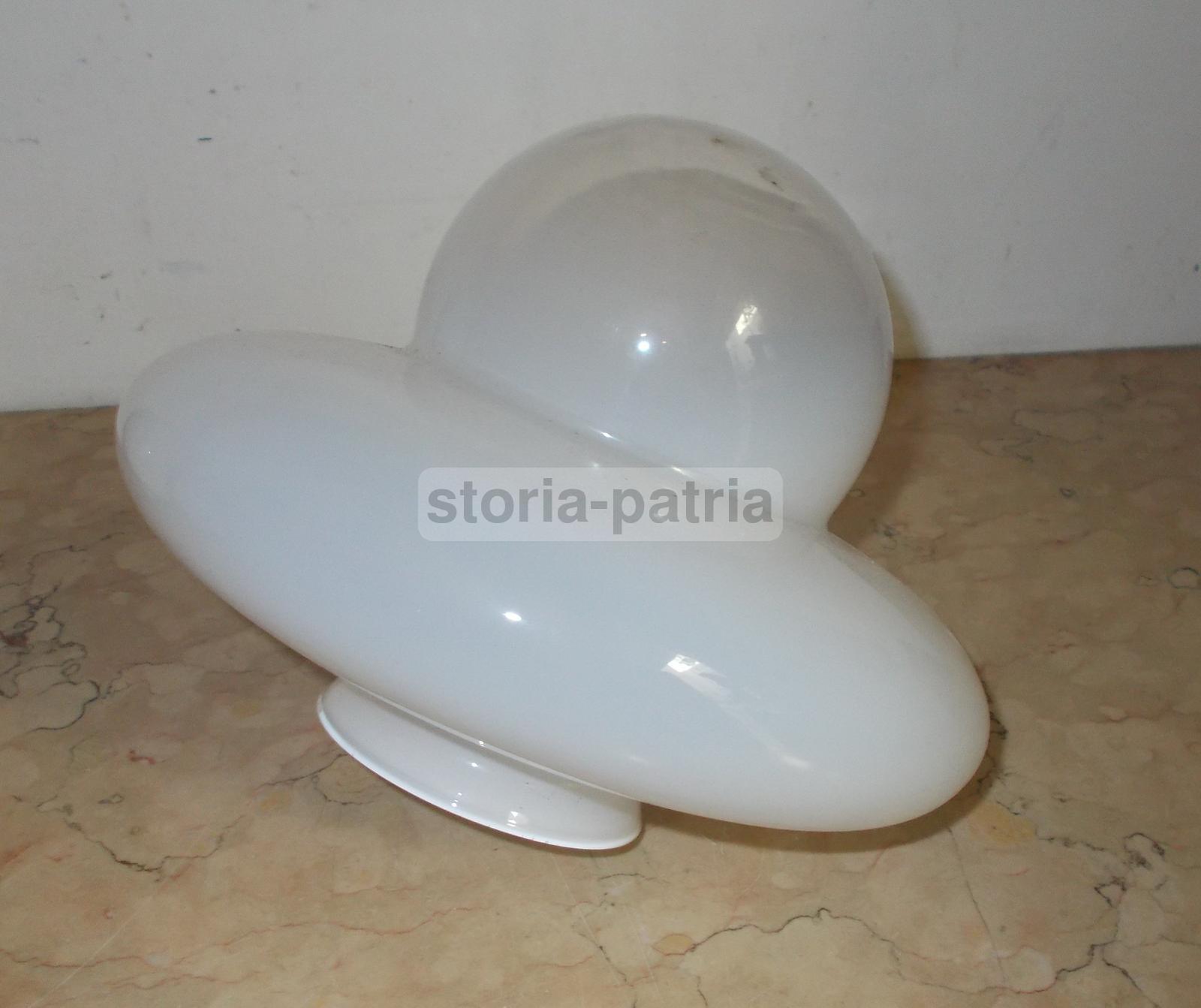 Modernariato, Design, Decorativa Coppa In Vetro, Utile Per Lampade Varie, Inusuale immagine 4
