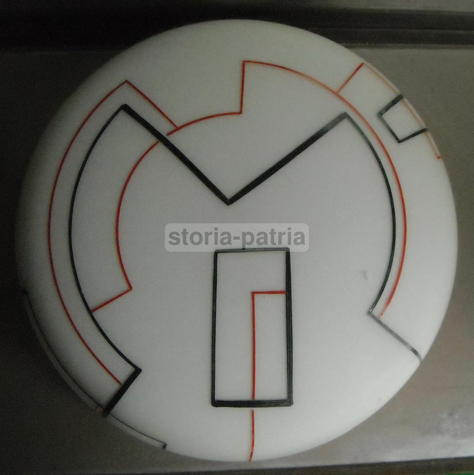 Modernariato, Design, Decorativa Lampada d'Epoca, Plafoniera Vetro, Artistico Decoro immagine 2