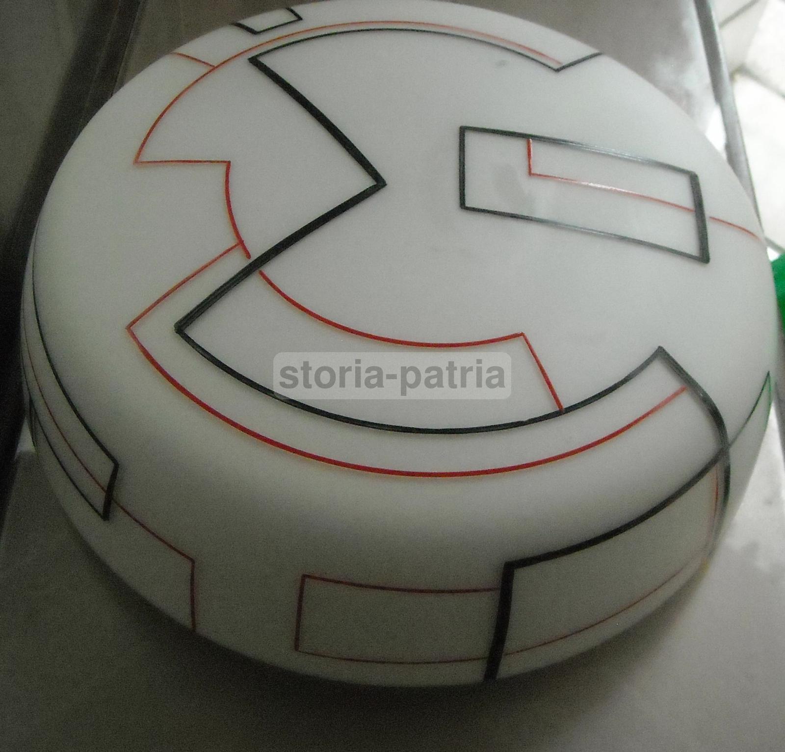 Modernariato, Design, Decorativa Lampada d'Epoca, Plafoniera Vetro, Artistico Decoro immagine 3