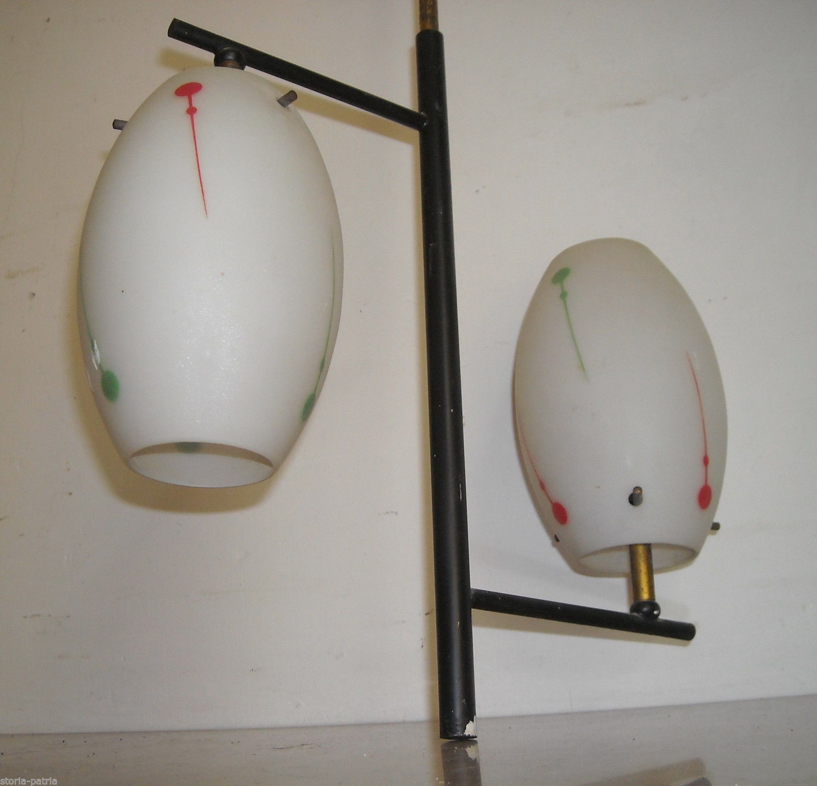 Modernariato, Design, Inusuale Lampadario d'Epoca, Decorativo, Da Collezione, Utile immagine 1