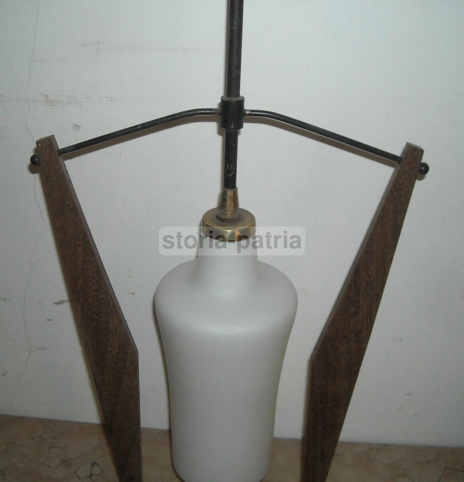 Modernariato, Design, Lampadario d'Epoca, Ottime Utili Dimensioni, Stilizzato, Bello immagine 3