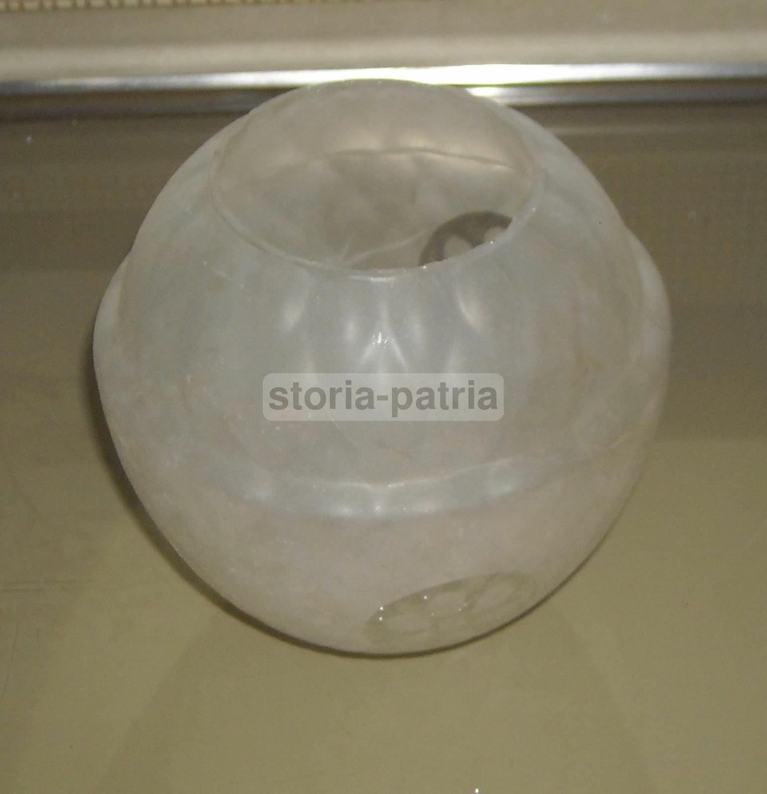 Pregevole Coppa Per Lampada O Lampadario, Decorativo Vetro d'Epoca, Utilissima immagine 3
