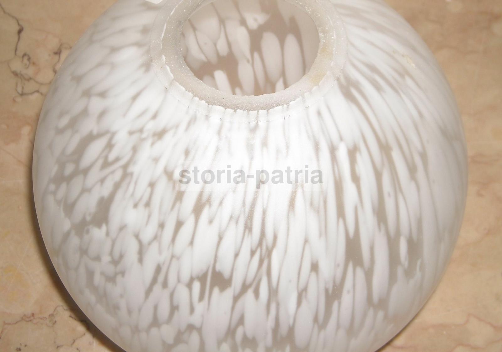 Pregevole Coppa Per Lampada O Lampadario, d'Epoca, Utilissima, Vetro Globulare immagine 2