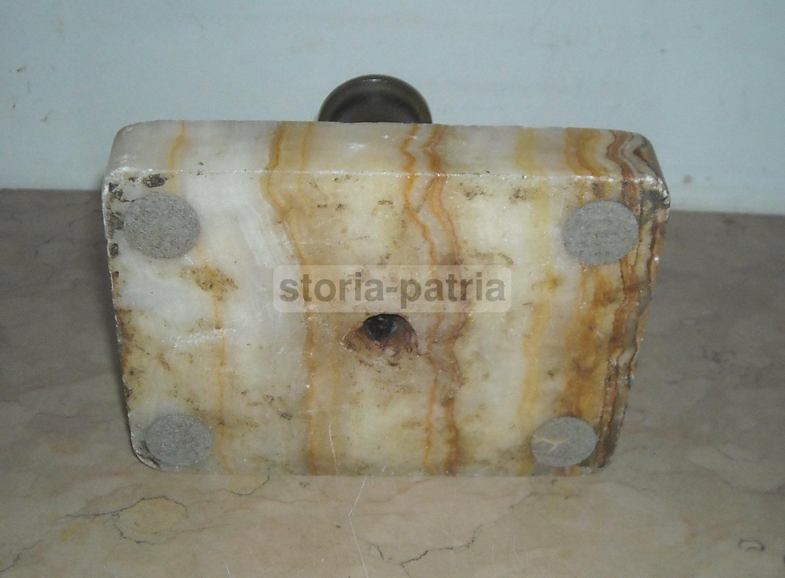 Pregevole Soprammobile, Bugia Porta Candela, Artistico Modellato, Bronzo E Marmo immagine 10