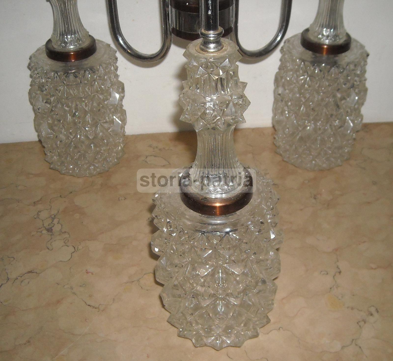 Suggestivo Lampadario d'Epoca, Modernariato, Design, Magnifici Vetri, Decorativo immagine 16